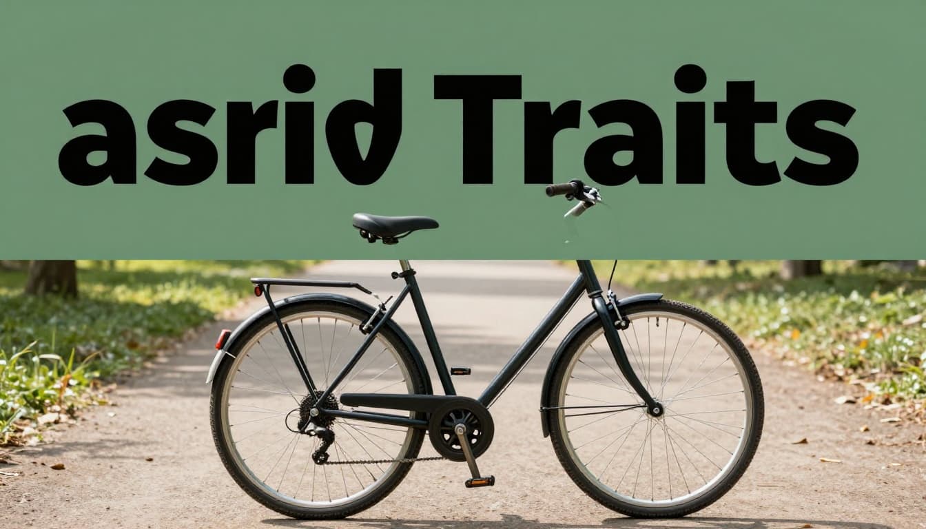 Close-up of a bicycle with a flat tire on a sunny park trail symbolizing failed writing conclusions. Bold 'Avoid Traps' headline in a muted dark-green band at the top, illustrative flat design with subtle realism.